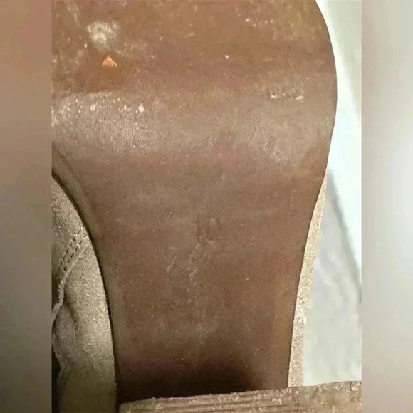 Jeffery Campbell Hanger Suede Ankle Zipper Boots | Tan | Women’s Size 10 - Picture 12 of 12